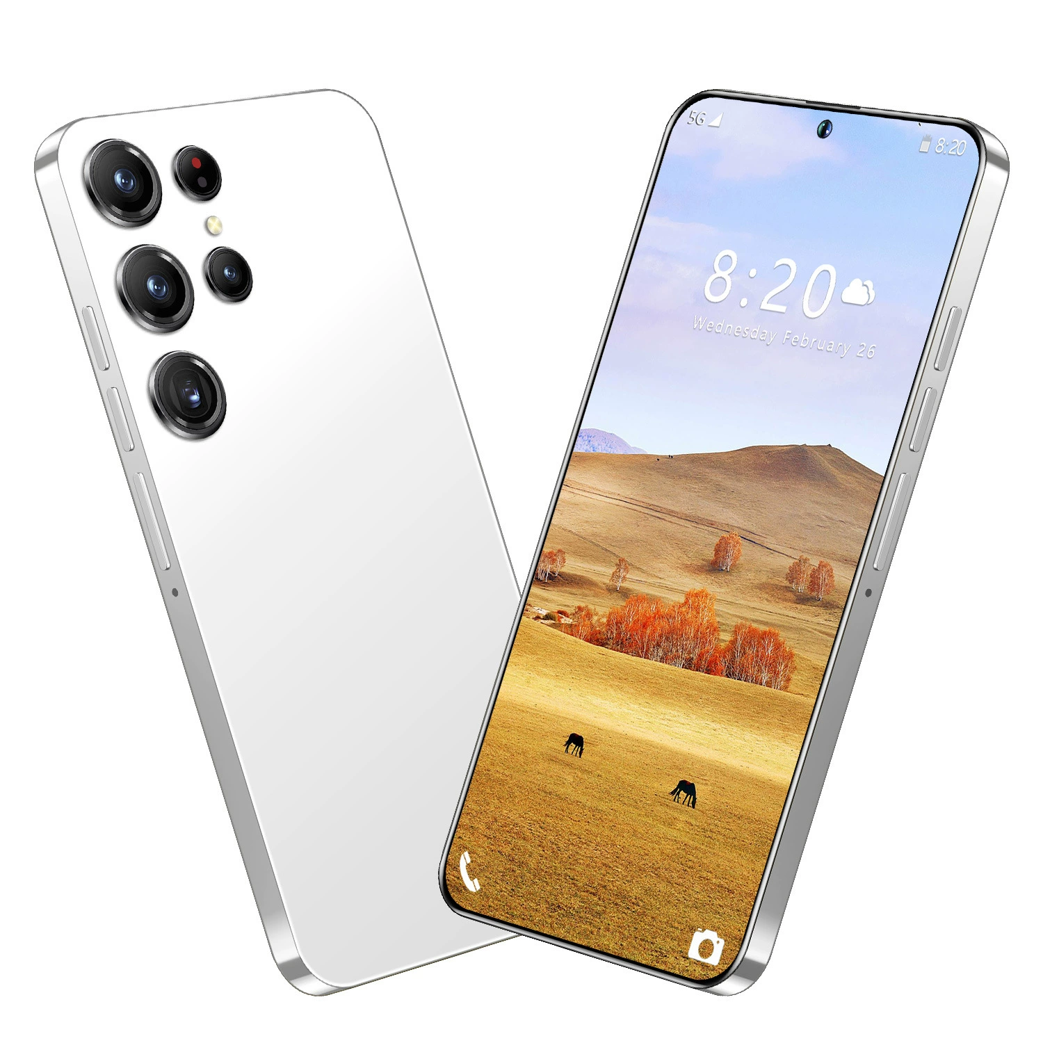 Мобильный телефон S24 Ultra, 16 ГБ, Android 14, широкий экран, 5G
