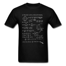 Math Equation Printed Cotton T-Shirts Men Women Fashion Casu