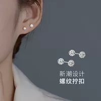 S925 Серебряные серьги-гвоздики иглы женские серьги Для Пирсинга Ушей кости шпильки ниша высококачественный циркон серьги с бриллиантами серебряные серьги