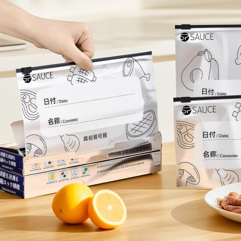 食品グレードのアルミ箔抗菌鮮度保持袋家庭用冷凍食品密封袋冷蔵庫食品特殊ジッパージップロック袋|undefined