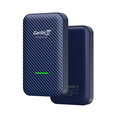 Cross-Border Android Android Auto Box 4.0 Carlinkit Wired to Wireless Carplay Box (Simsiz CarPlay və Android Auto) - cp2a-t-peacock-blue-with-trademark