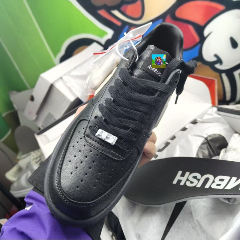 莆田靴 エアフォースワン AF1 ハイバージョン AMBU 共同ブランド ラージフック ワイドソール スポーツスニーカー トップレイヤーレザー|undefined