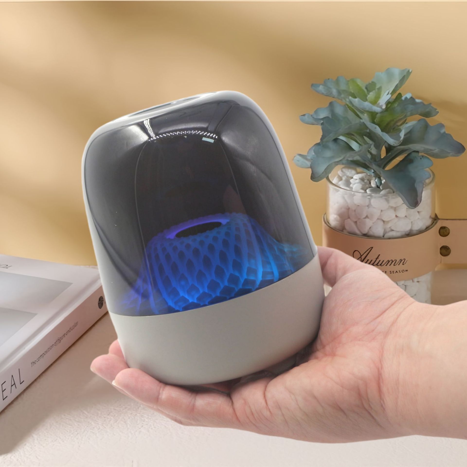 Huaqiang North 2025 Top con el mismo esmalte de 5 generaciones de escritorio inalámbrico RGB luz de color brillante TG463 sonido Bluetooth