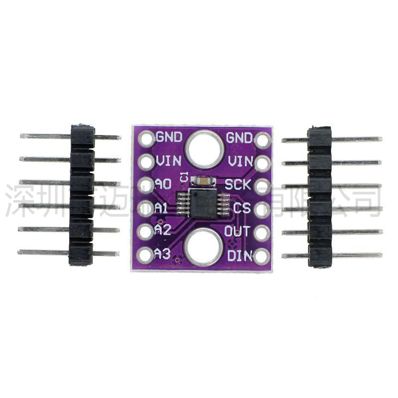 MCU-1118 ADS1118 16位 模数转换器 ADC SPI通信模块 开发板