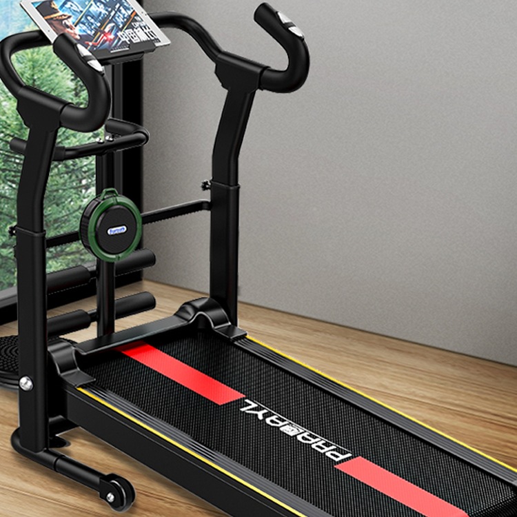 Treadmill Household Model Small Mechanical Unpowered Indoor Multi-Functional Folding Family Men and Women Fitness Walking
