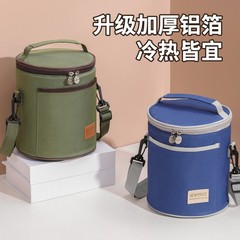 保温弁当袋手提げ袋包み付き円形保温弁当袋アルミ箔保温弁当袋アイスバッグ