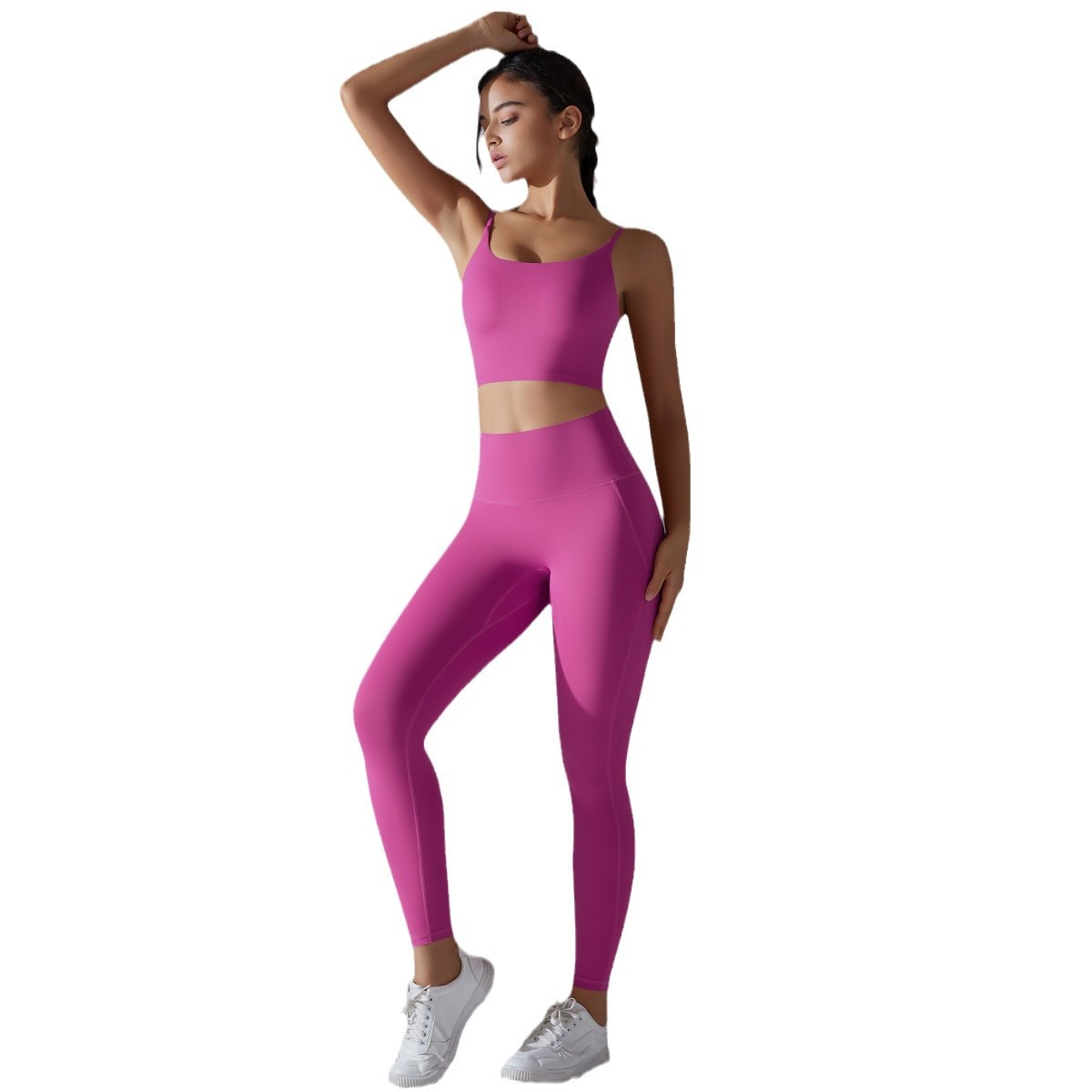 Nuevo tipo sin pantalones interiores, cintura alta, cadera, desnudez apretada, ropa interior, yoga, sujetadores deportivos, ropa de ejercicio