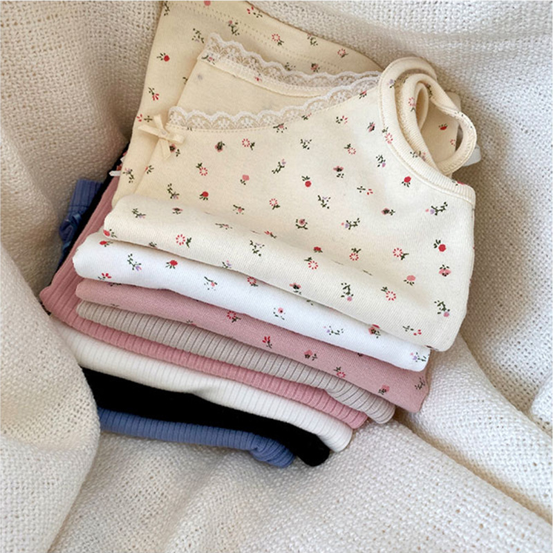 Women's Vest 2025 Summer New Style Japanese Style Inner Lace Floral Small Suspender Outer Wear Women's Clothing