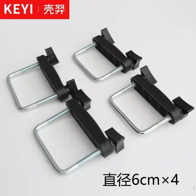 Universal fastening clips for Roof rack - luggage-rack-fixing-clips-6-cm-in-diameter-4-pieces