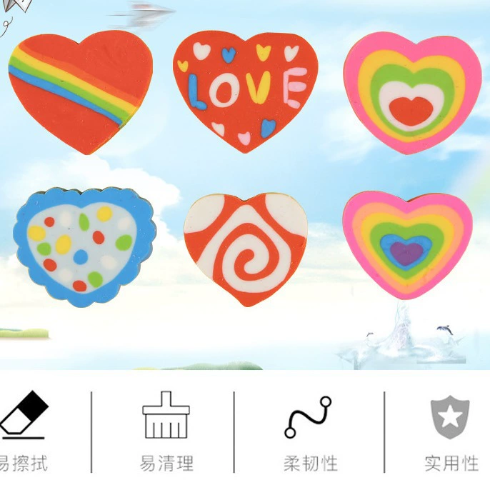 Производители поставляют любовь ластик творческие детские подарки экспертиза ластик учебные принадлежности оптом