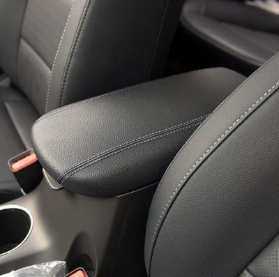 Armrest box Central Armrest Case K3 Armrest - 12-18-black-leather-gray-line