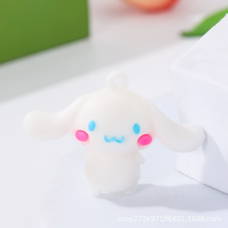 Ключница (Sanrio) кулон из силикона Kuromi, милый рождественский талисман, 3 × 1 × 4 см, assorted