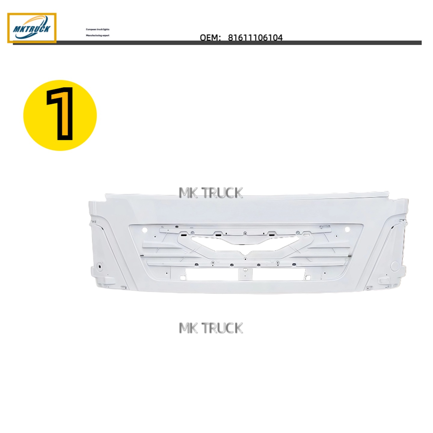 Nuevo panel 81611106104 para la fábrica de piezas de camiones MAN TGM