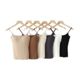 Демисезонные съемные базовые вставки в бюстгальтер, тонкий ремешок, красивая спина