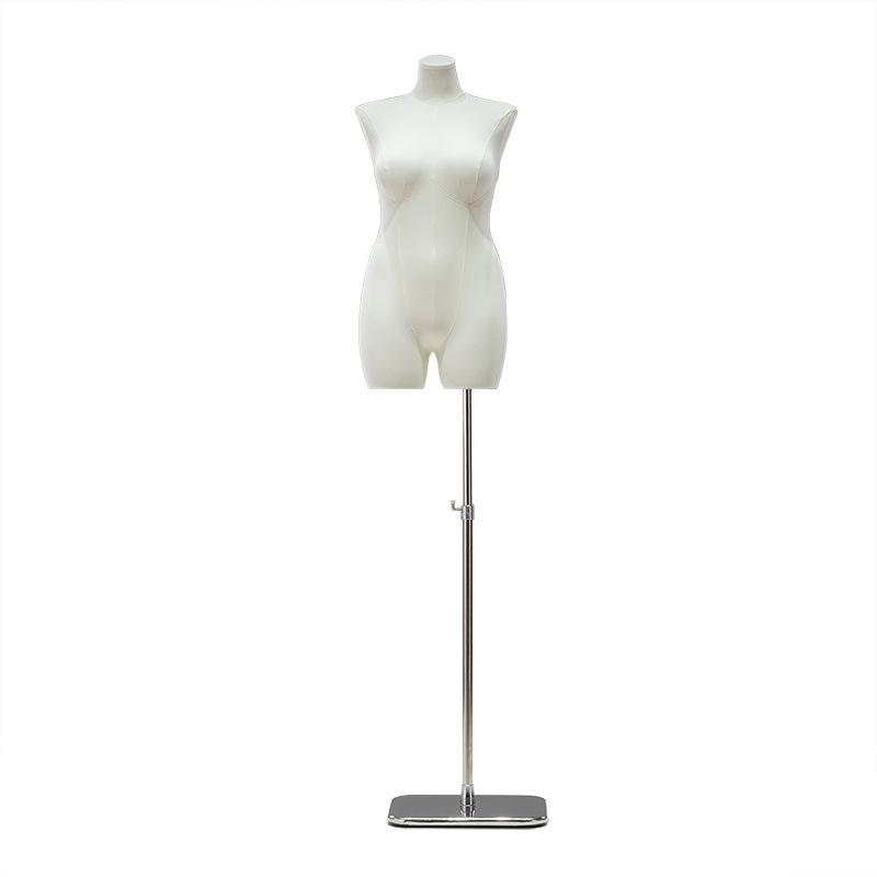 Maniquí de Mujer Talla Grande de Fibra de Vidrio para Exhibición para Tiendas de Ropa