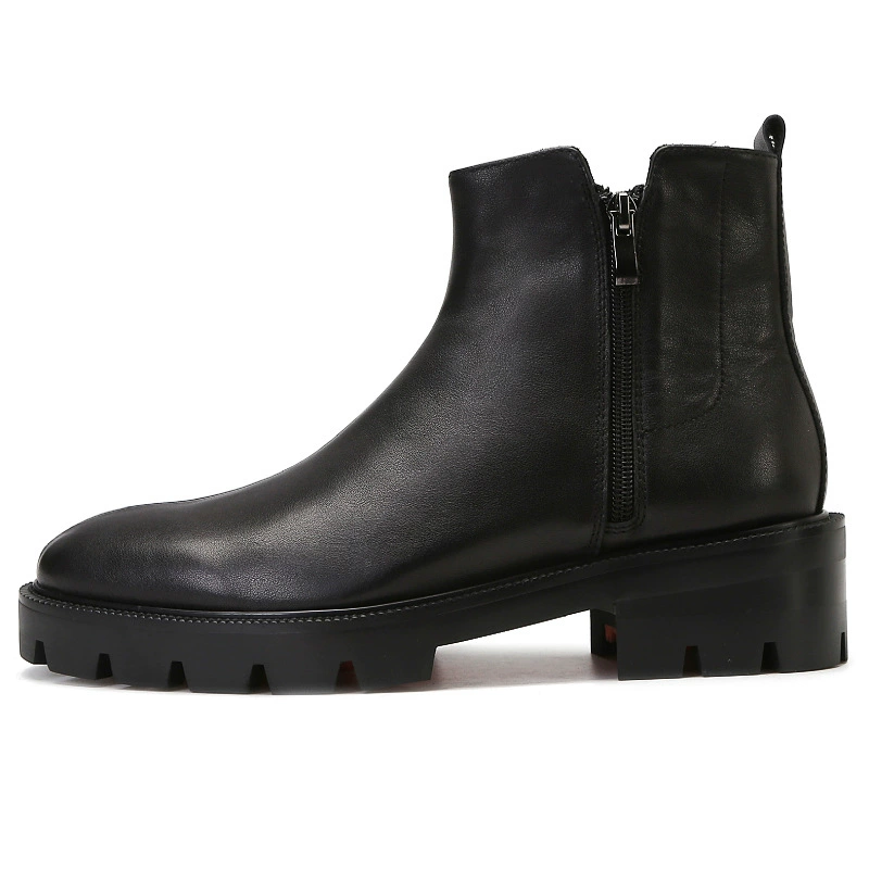 Ботинки Челси, мужские ботильоны на толстой подошве, осенние мужские ботинки 2021, из натуральной кожи, мужские ботинки ручной работы на толстой подошве с заклепками в британском стиле, увеличивающие рост