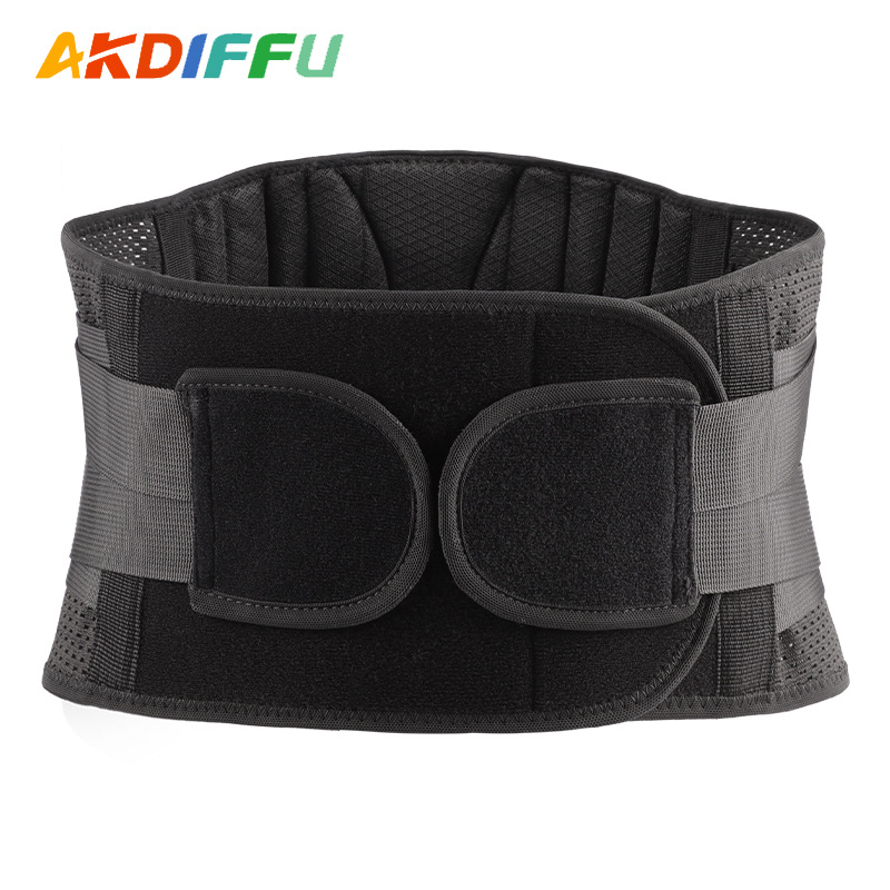 Cinturón deportivo placa de cintura cinturón prominente ajustable presión bidireccional soporte de placa de acero soporte de cintura dolor de cintura artefacto