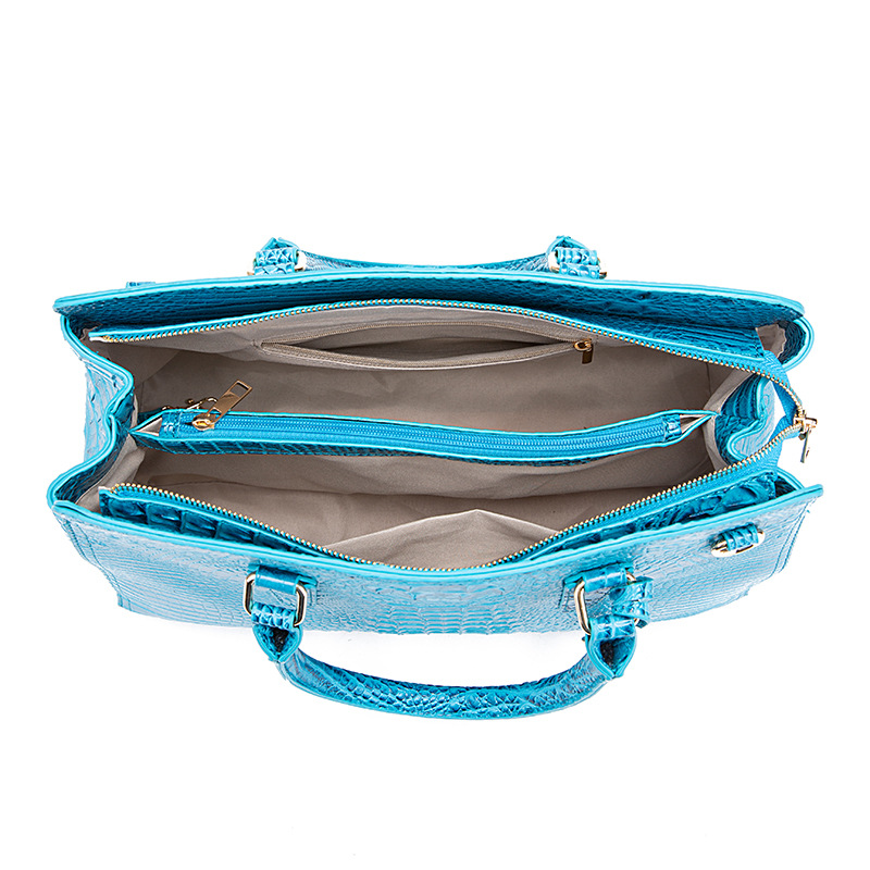 Handheld Crossbody New Women's Bag Brahman Crocodile Pattern_voghion.com