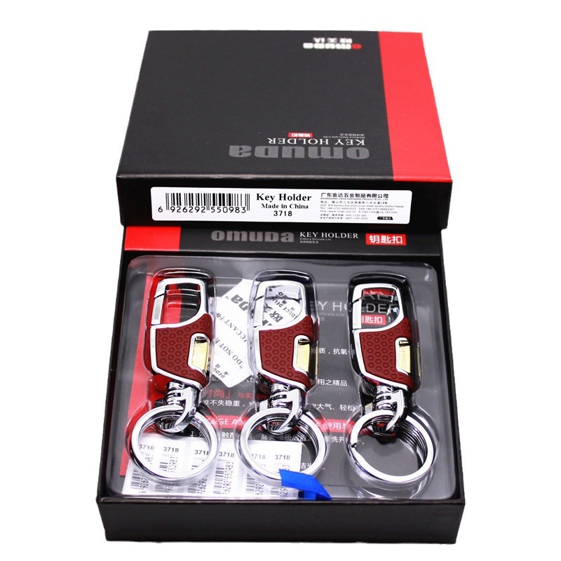 Omeida cuarenta cajas de regalo con tapa de cielo y tierra llavero en caja llavero colgante de llave en stock