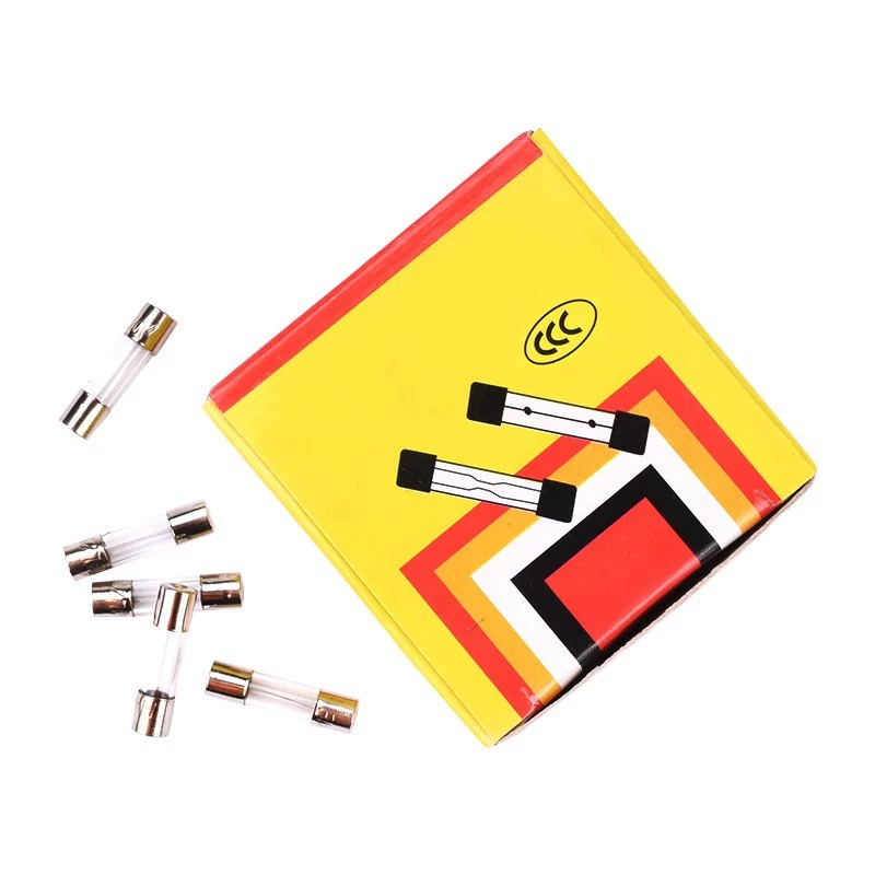 Стеклянный предохранитель 0.5A 1A 2A 3A 4A 5A 10A, 5x20 6x30
