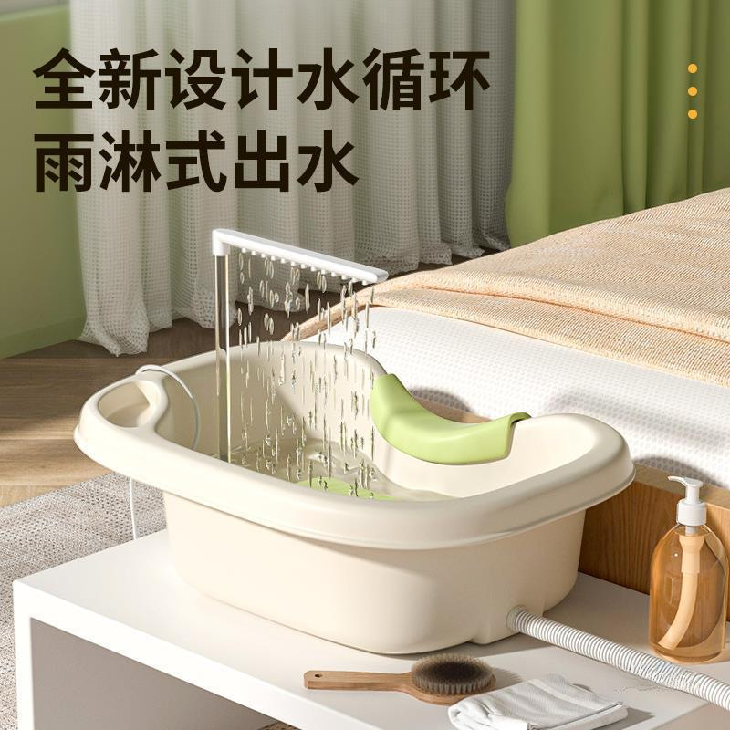 Champú plano para el hogar, terapia de cabeza de circulación de agua, ancianos, mujeres embarazadas, reposo en cama, cabeza de espuma especial, champú, cabeza de espuma, artefacto