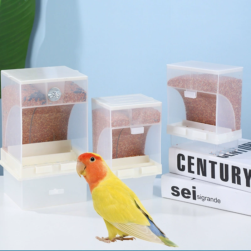Автоматическая кормушка автоматическое кормление Tiger Leather Parrot Arabic Brother Anti-Splash Bird Fedrior Parrot Bird Box
