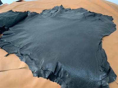 black Sheepskin clothing 0.8-1.0mm 12/ Foot New Zealand sheepskin