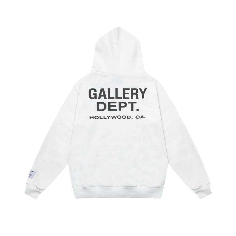 Galería Dept clásico básico letra impresa de estilo de estilo de estilo de mujer y mujer suelta casual sudadera encapuchada