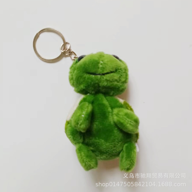 小型8cm亀のぬいぐるみのペンダントグリーン亀のぬいぐるみのバッグの子供のおもちゃ|undefined