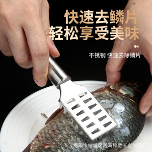 Fish scale Planer scale scraper stainless steel fish scale scraper fish scale scraper fish scale scraper kitchen tool fish scale brush