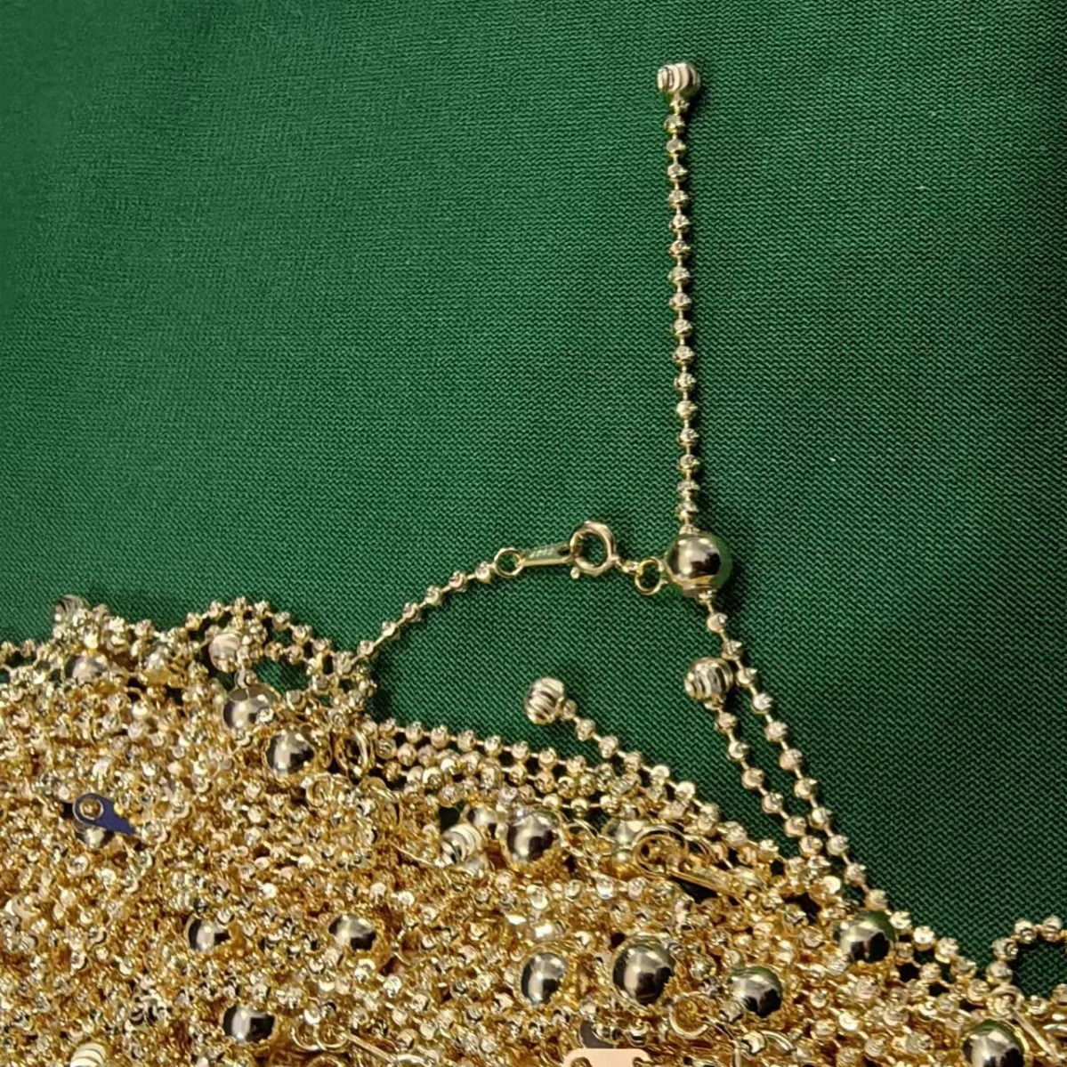 链子925银 意大利工艺可调节珠珠链日常百搭珠宝连气质长款项链