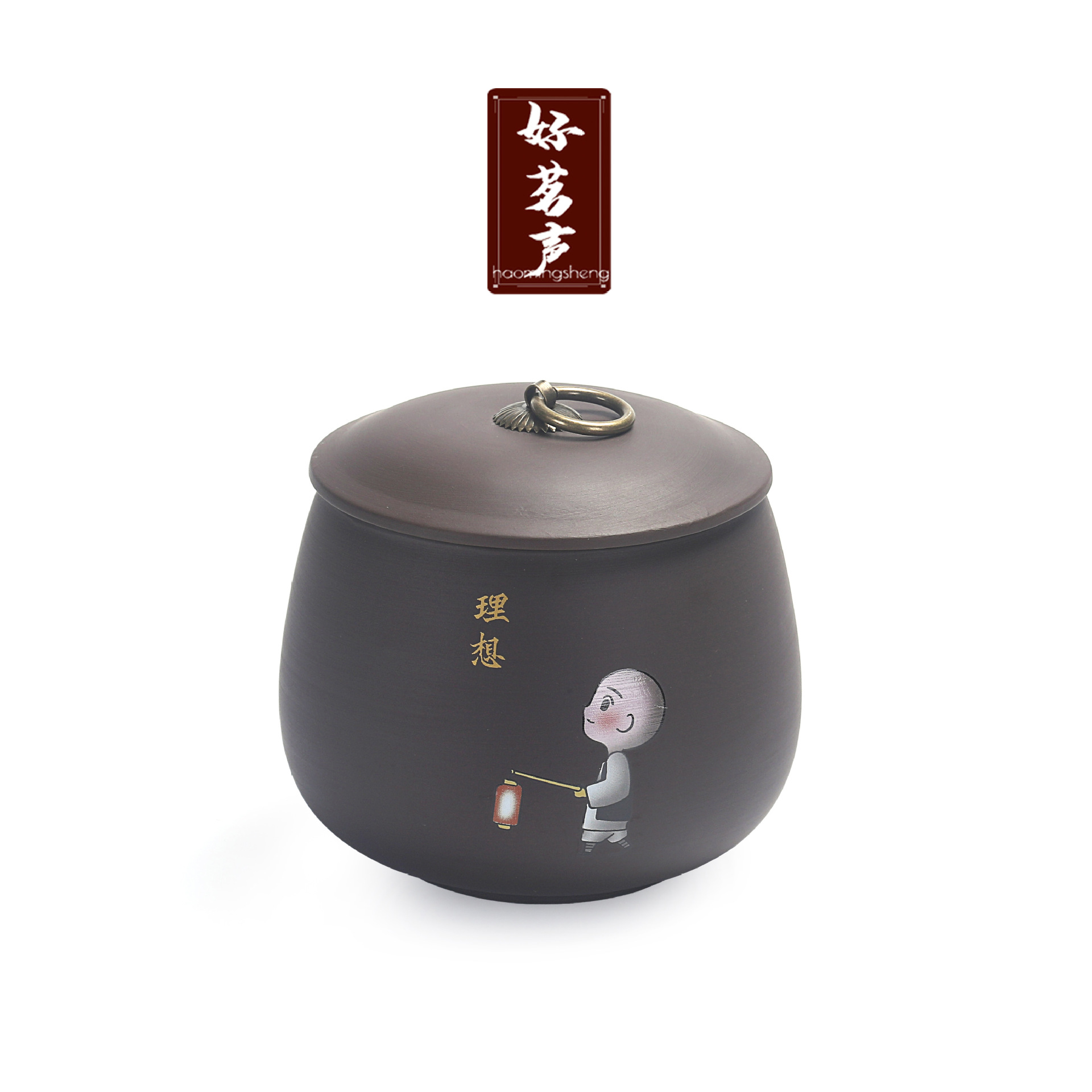 Tea Can Purple Clay Tea Storage Containers in Small, Medium, and Large Sizes for White Tea, Black Tea, and Pu-erh Tea, Ceramic Sealed Can, Wholesale Available