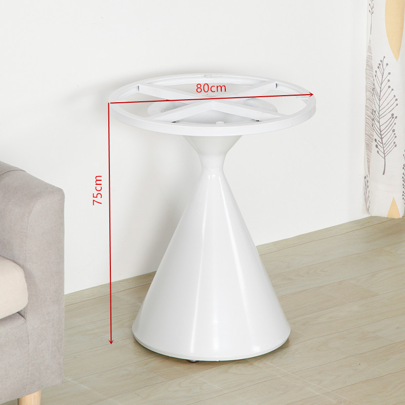 4 번 흰색 직경 80 높이 75cm 단일 선반