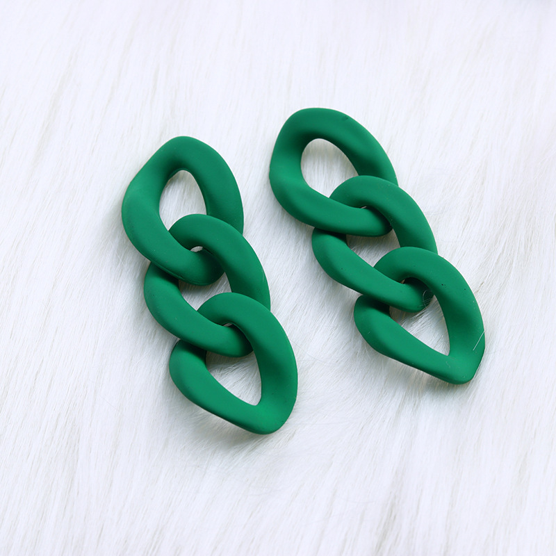 13g Weight Drop Earrings Classification 1 Pair Quantity Daily Occasion Acrylic Material Geometric Pattern Women'S Gender Spray Paint Design Simple Style Style 1 Pair Simple Style Geometric Spray Paint Arylic Drop Earrings 9