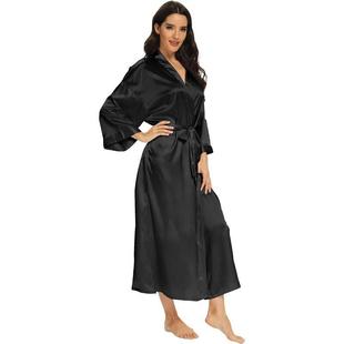 �羳 Bathrobes Dressing Gowns Ůʽ�L����z˯���p���L���˯