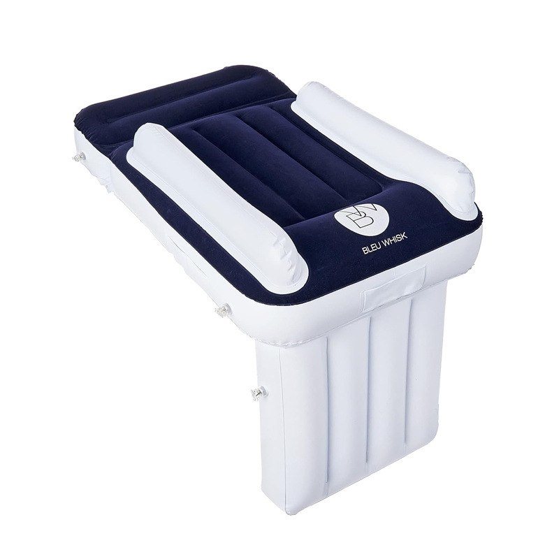 Portable Car Inflatable Bed for Children, Suitable for Airplane and High-Speed Rail Travel, with Velvet Safety Protection, a Baby Sleeping Essential