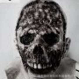 新款万圣节密室逃脱恐怖鬼屋腐烂丧尸烂脸面具---厂家直销