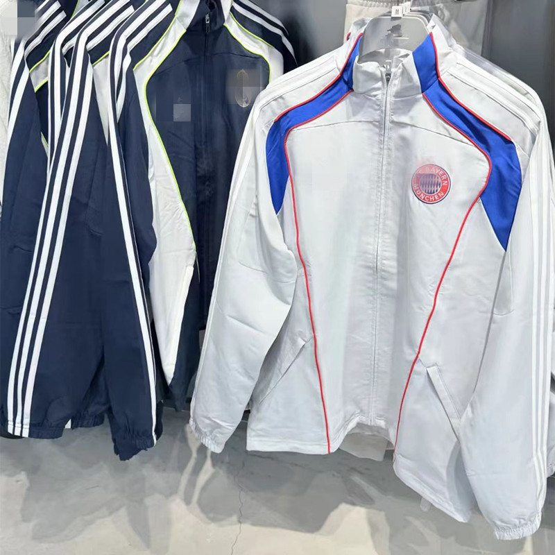 2025 Summer Men's Woven Bayern Munich Football Casual Cultural Sports Jacket Casual