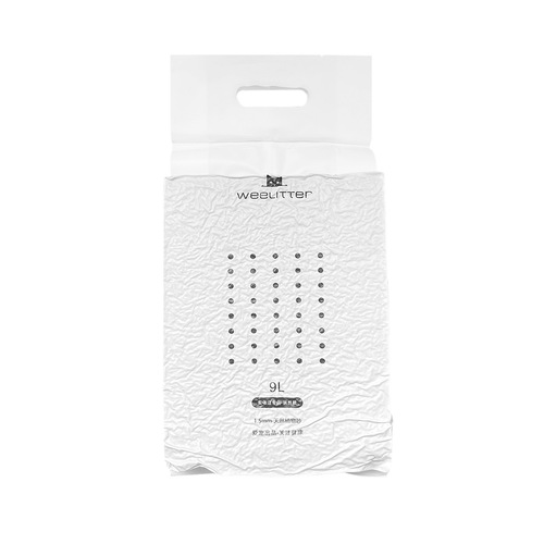 Weelitter Small Demon Tofu Cat Litter 9L Natural Plant Litter, Dust-Free Activated Carbon Deodorizing, Suitable for Kitten Use