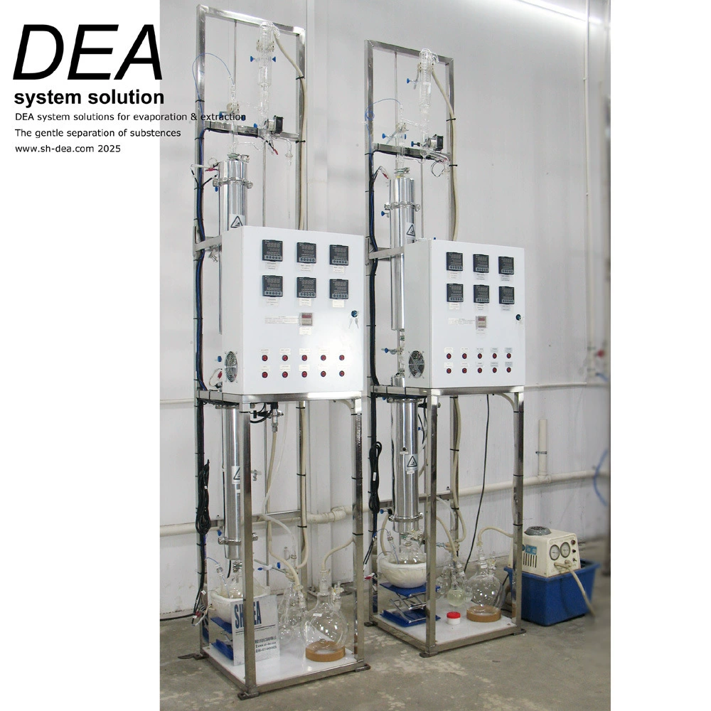 DEA-JB-30 ректификационные колонны подходят для разделения и очистки небольших и ценных материалов