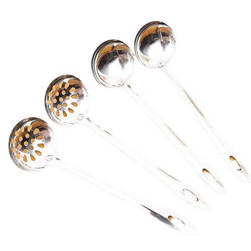 7-inch 1cm thick non-magnetic stainless steel soup spoon hot pot spoon colander spoon