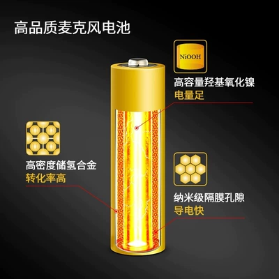 Microphone Dedicated 2050Mah No. — Hibrid akkumulyator batareyaları