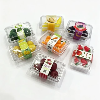 Dollhouse娃娃屋迷你仿真蔬菜水果BJD微缩便利店超市场景道具摆件