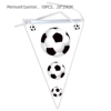 Pennant 10PCS-White Football