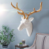 Lucky Deer decorate Wall Wall hanging Nordic originality a living room television background Entrance metope ornament On behalf of