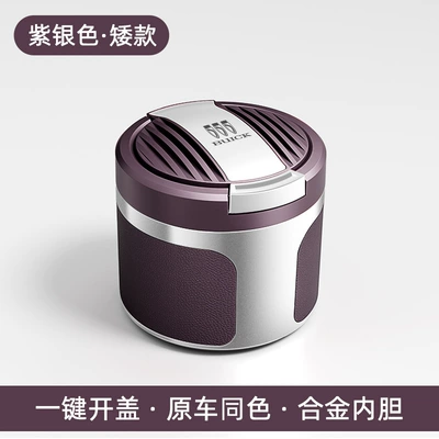 Lighted Flip Cover, Car ashtray - buick-purple-silver-005-ashtray-short-model