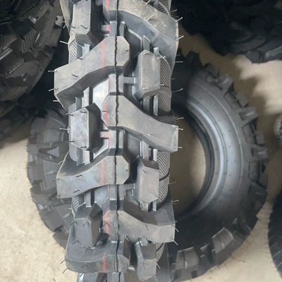 600/650/700/750-12 14 16 Agricultural Four-Wheel Tricycle Tractor with Reinforced Herringbone Tires (Tire snow chain) - 500-12-encrypted-wear-resistant-and-anti-slip-inner-tube