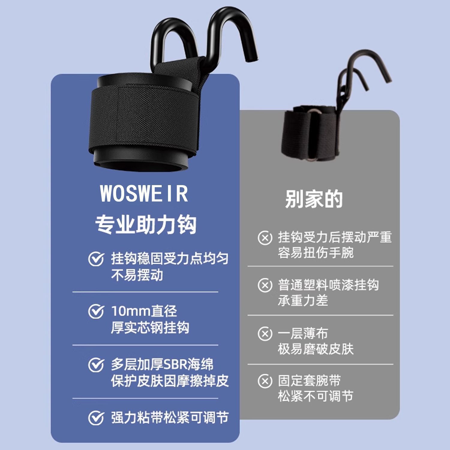 Fuerza de tracción rígida, fitness engrosado, levantamiento de pesas antideslizante, barra horizontal de tracción, mancuerna, pull-ups, barra de agarre, palma