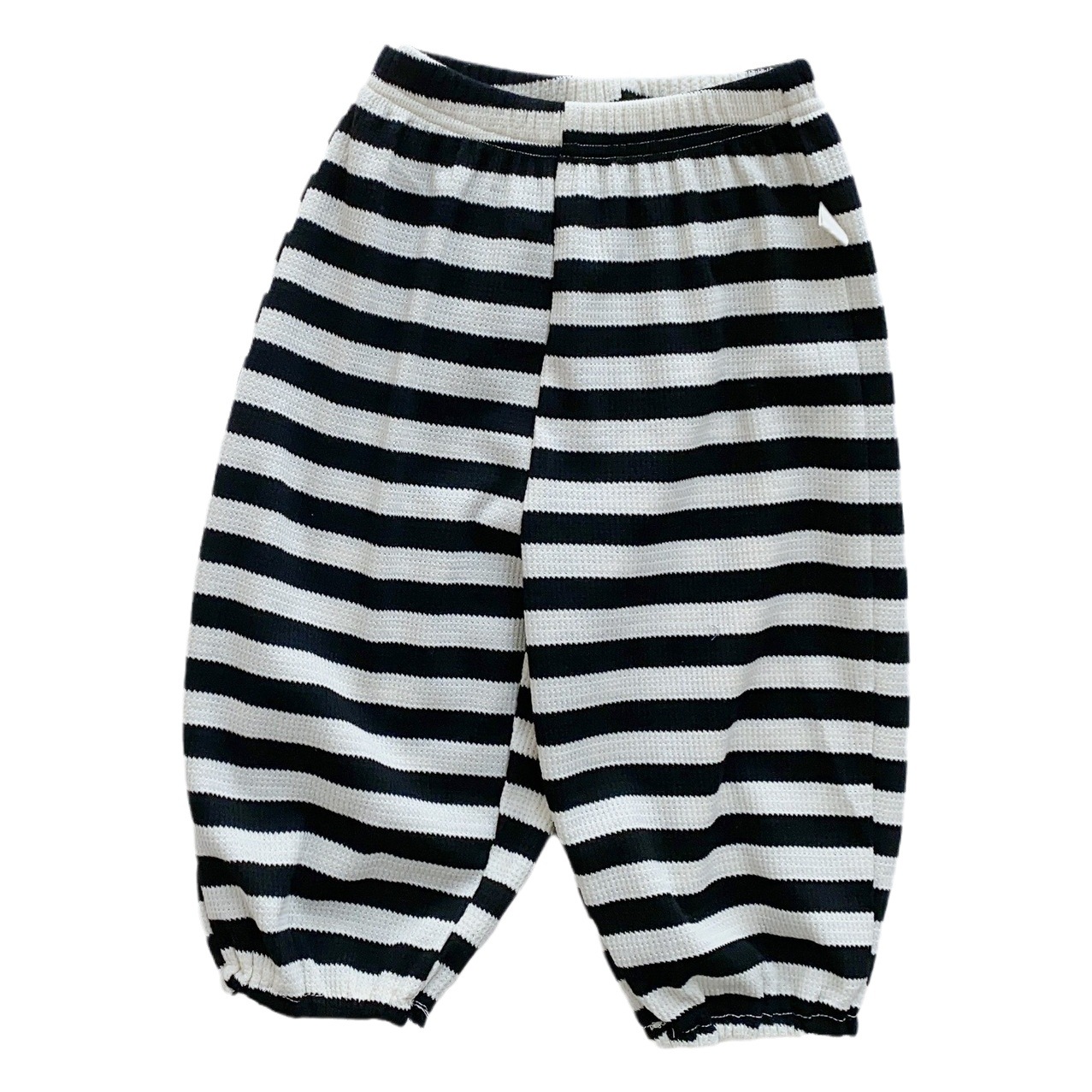 Grande DE LOS NIÑOS PP pantalones otoño estilo coreano ropa para niños bebé otoño Pantalones Bebé waffle pantalones a rayas pantalones de niño