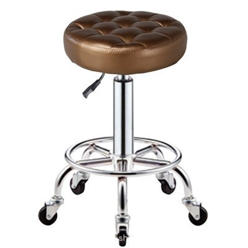 Taburete de belleza elevación polea giratoria taburete de barbería taburete redondo barbería silla de bar image 48